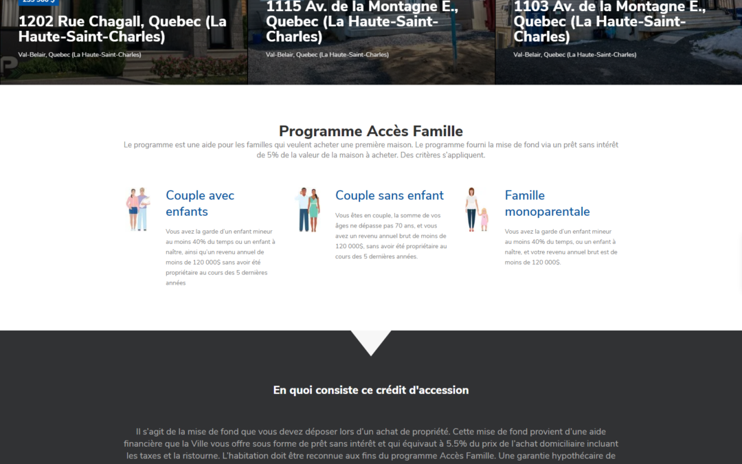 Programme Accès Famille