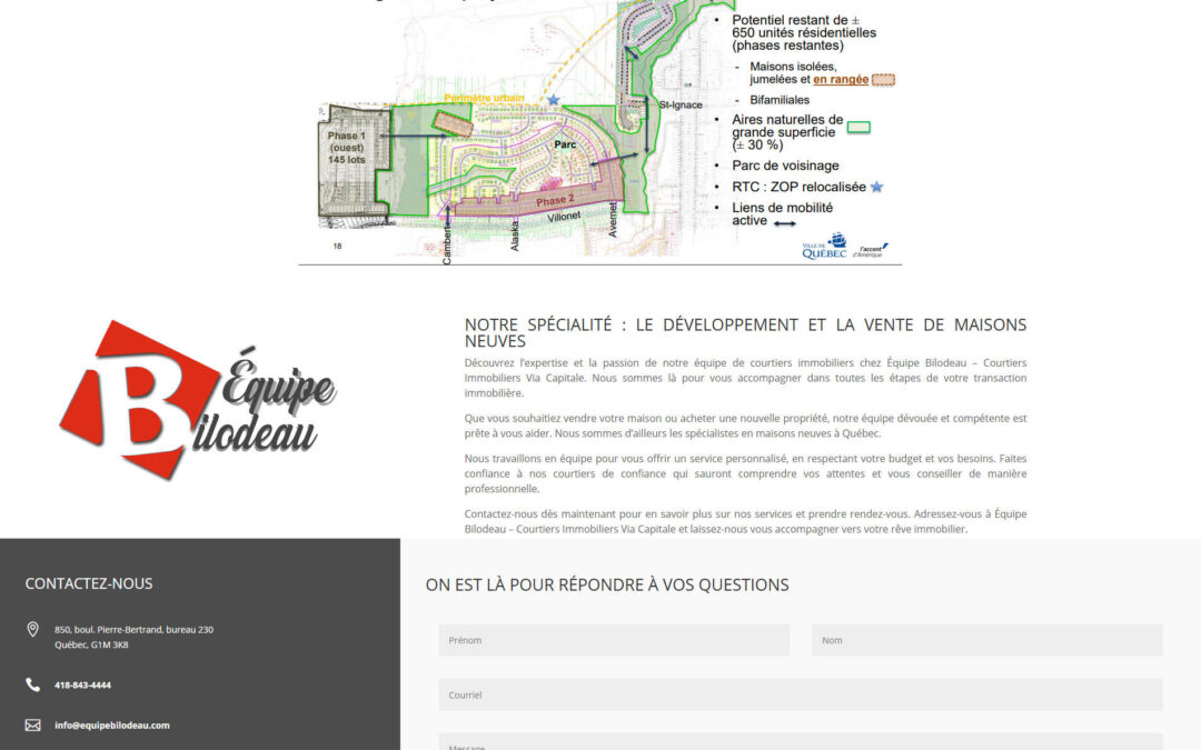 Plateau Seigneuriale – Projet immobilier